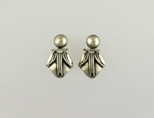 Emma Articulated Silver Earrings