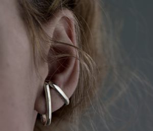 Vendra Silver Ear Cuffs