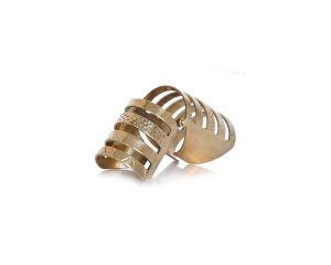 Armor Articulated Gold Ring