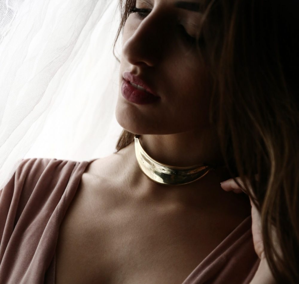 Armor Gold Choker Necklace