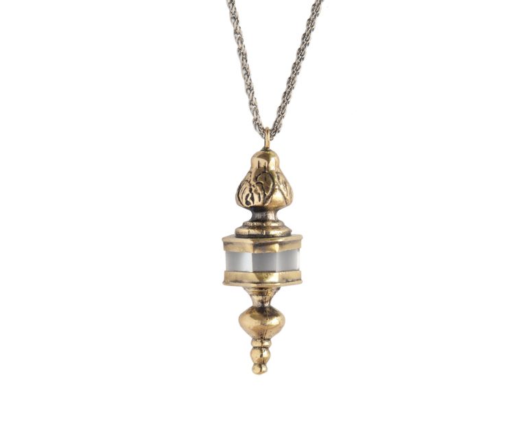Lantern Quartz Pendant Necklace - Break A Stone Jewelry