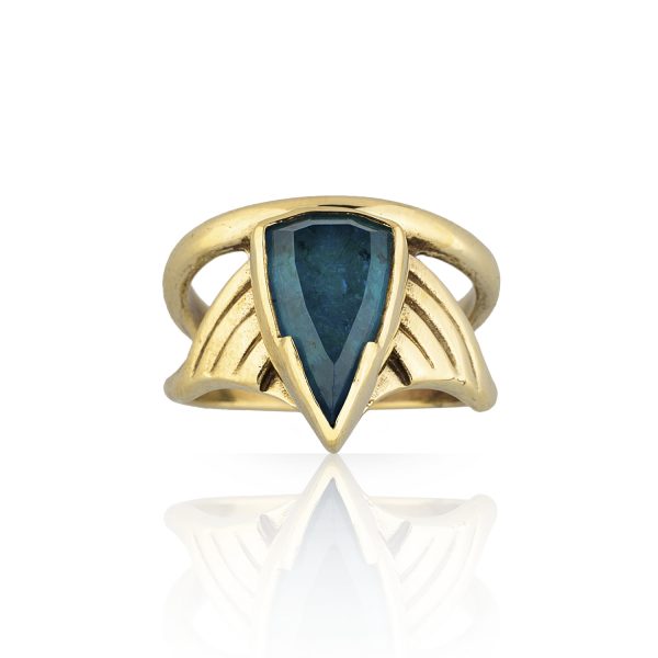 Arrow Apatite Gold Ring