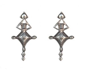 Aysha Tuareg Silver Earrings