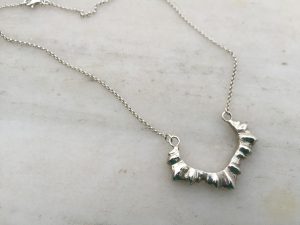 Sun Silver Choker Necklace