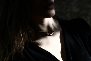 Sun Silver Choker Necklace