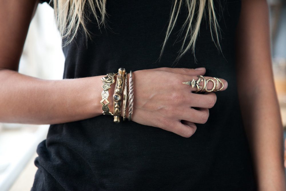 Twist Gold Cuff Bracelet