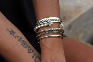Twist Silver Cuff Bracelet