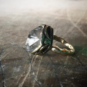 Freya Herkimer Diamond Ring