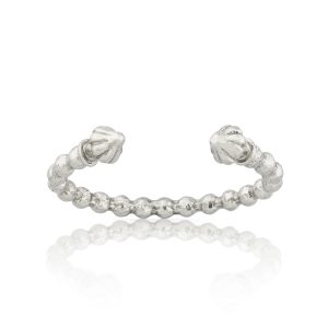 Hera Silver Cuff Bracelet