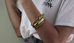Arctic Gold Cuff Bracelet