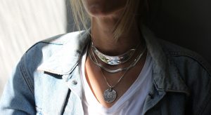 Armor Silver Choker Necklace