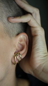 Flow Gold Ear Cuffs
