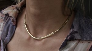 Norway Gold Choker Necklace