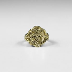 EyeEye Engraved Gold RingGold Ring