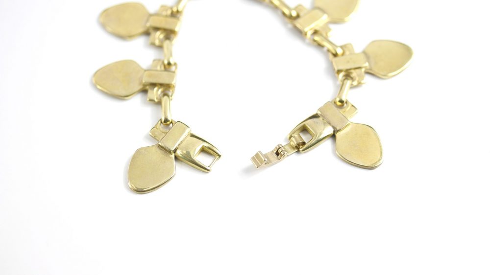 Medea Gold Modernist Chain Bracelet