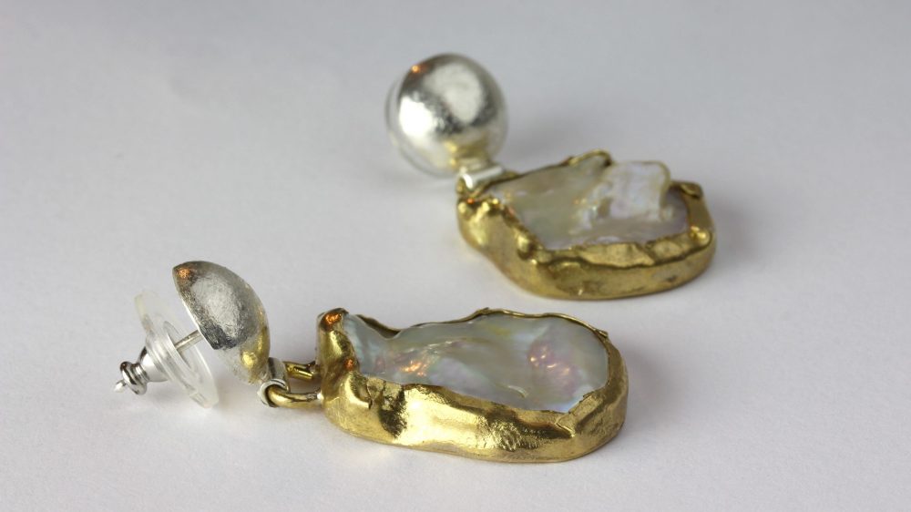 Ariel Baroque Pearl Earrings