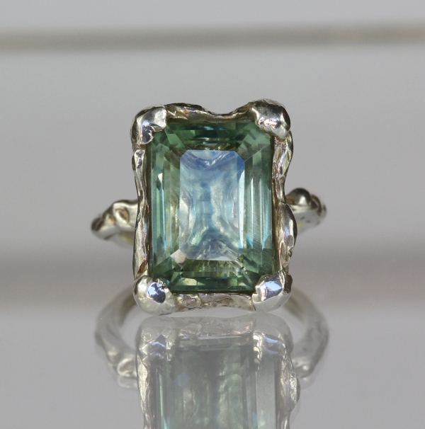 Calypso Green Crystal Cocktail Ring