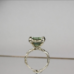 Calypso Green Crystal Cocktail Ring
